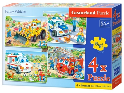 Puzzle per Bambini: Veicoli