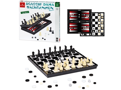 Scacchi Dama Backgammon Magnetic