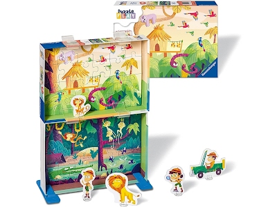 Puzzle & Play - Spedizione nella giungla 2 x 24 pezzi