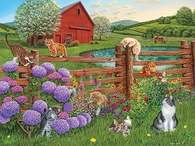 Puzzle Gatti nella Fattoria 275 pezzi XL