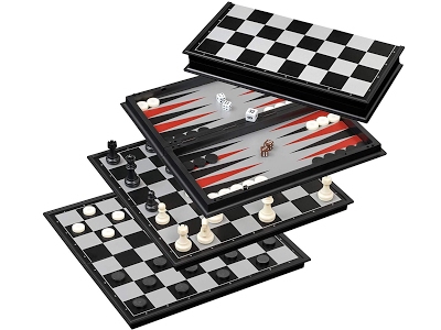 Scacchi Dama Backgammon da viaggio