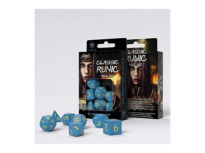 Classic Runic Dadi Blu e Gialli