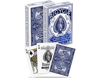 Bicycle Autobike No. 1 Playing Cards Dorso Blu