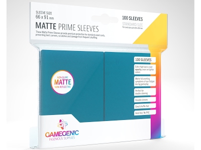 Matte Prime Sleeves 100 Blue