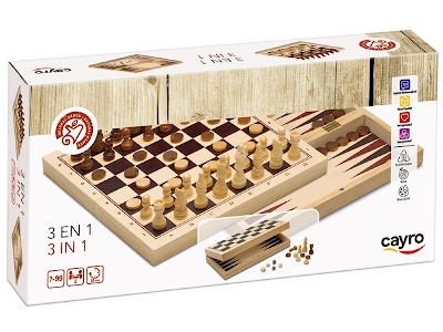 Scacchi, Dama e Backgammon