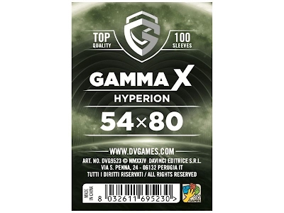 Bustine Gamma X - Hyperion 100 (54 x 80)