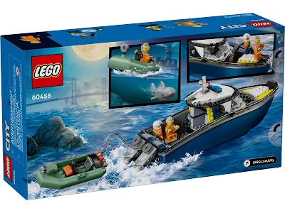 Lego City 60456 Inseguimento del motoscafo della Polizia