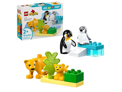 Lego Duplo 10442 Famiglie di animali: pinguini e leoni