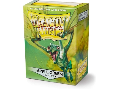 Dragon Shield Standard Sleeves - Matte Apple Green (100 Sleeves)