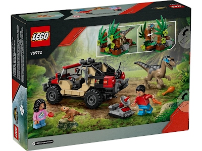 Lego Jurassic World 76972 Fuga dal Raptor sul fuoristrada