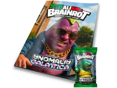 Skifidol Brainrot Galattica Album + 1 Busta (7 Carte)