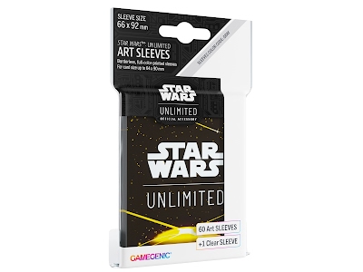 Star Wars Unlimited - Art Sleeves Card Back Yellow