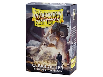 Dragon Shield Outer Sleeves - Matte Clear (100 Sleeves)