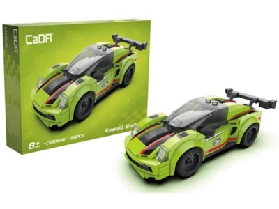 CaDA Auto da Corsa Emerald Shadow &ndash; 1:32, 158 Pezzi