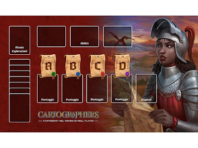 Cartographers Heroes Playmat