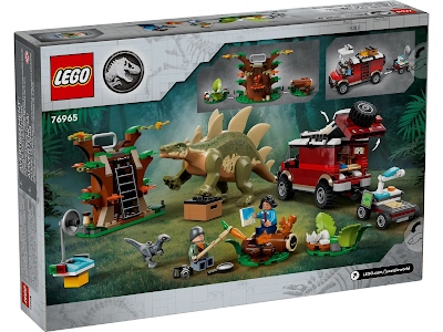 Lego Jurassic World 76965 Missione dinosauro: scoperta dello stegosauro