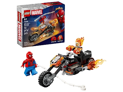 Lego Marvel 76335 Spider-Man vs. Ghost Rider in motocicletta