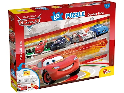 Puzzle Disney Pixar Cars Doppia Faccia 60 Pezzi