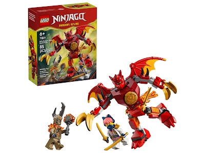 Lego Ninjago 71851 Battle Pack Mech Drago di Kai