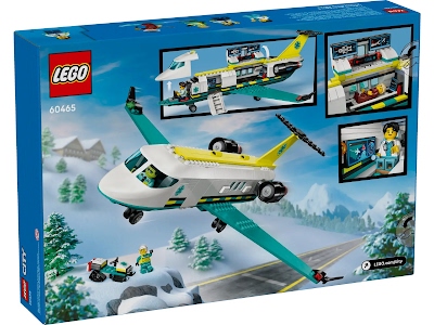Lego City 60465 Aereo ambulanza di emergenza