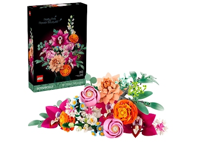 Lego Botanicals 10342 Bouquet di fiori rosa
