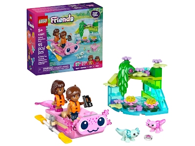 Lego Friends 42681 Barca d&rsquo;avventura Axolotl
