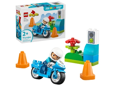 Lego Duplo 10471 Motocicletta blu della Polizia