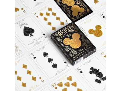 Bicycle Disney Mickey Mouse Black and Gold