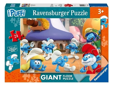 Ravensburger I Puffi &ndash; Puzzle Gigante 24 Pezzi per Bambini