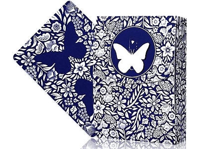 Original 3rd Edition Butterfly Playing Cards Blue (marked)