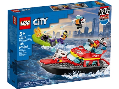 Lego City 60373 Barca di soccorso antincendio