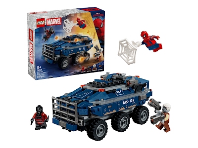 Lego Marvel 76349 Spider-Man: Inseguimento del trasportatore di detenuti