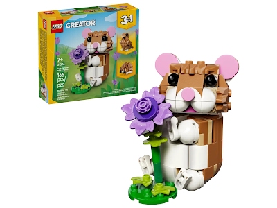 Lego Creator 31376 Simpatico criceto con fiore