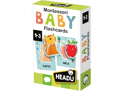 Baby flash cards sagomate montessori