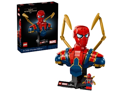 Lego Marvel 76326 Busto di Iron Spider-Man