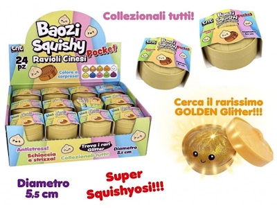 Squishy Baozi Dumpling Pocket Blind 5.5cm 1pz Assortimento