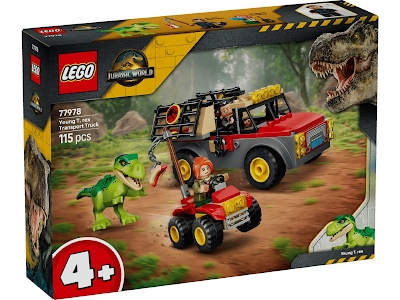 Lego Jurassic World 77978 Camion da trasporto per il giovane T. rex