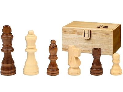 Pezzi Scacchi Remus Staunton in Legno &ndash; Re 76 mm con Scatola